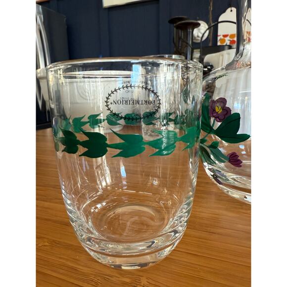 Portmeirion Botanic Garden Tumble Up Bedside Water Carafe & Glass MINT! - Picture 7 of 8